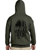 Green American Flag Hoodie