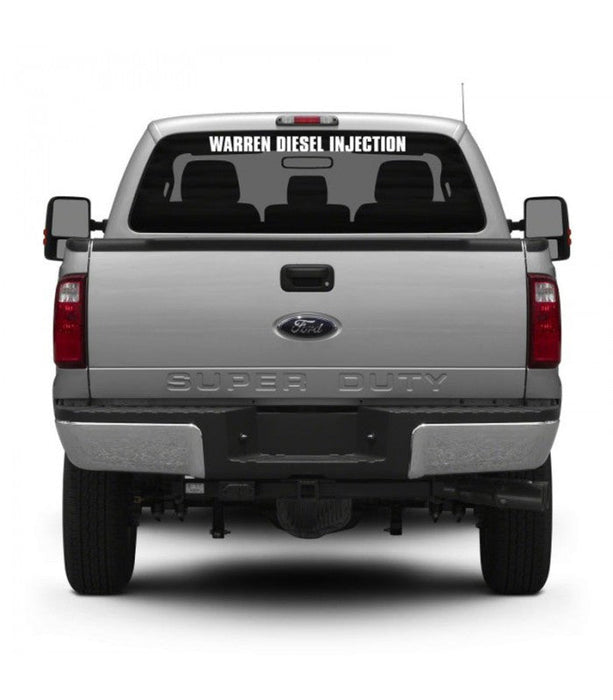 WDI Windshield Decal