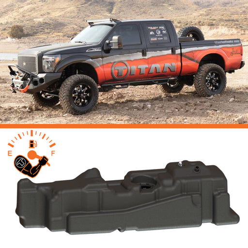 Titan Fuel Tanks XXL 60 Gallon Mid-Ship Fuel Tank 2011-2016 Ford F-250/F-350 6.7L Powerstroke Crew Cab Short Bed - tft7021211