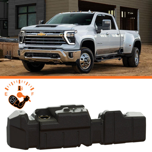 Titan Fuel Tanks XXL 60 Gallon Mid-Ship Fuel Tank 2020-2024 GM 2500/3500 Duramax Crew Cab Long Bed - tft7010320