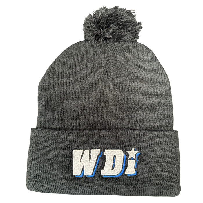 WDI Beanie with Pom Pom