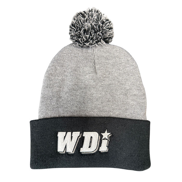 WDI Beanie with Pom Pom
