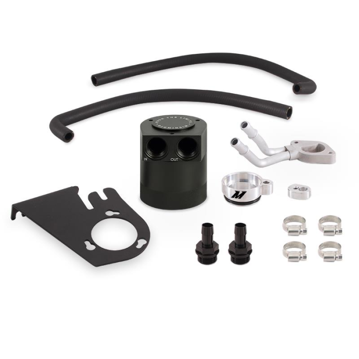 BAFFLED OIL CATCH CAN KIT, FITS FORD 6.7L POWERSTROKE 2011–2016