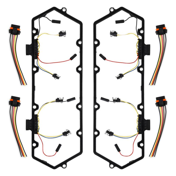 GLOW PLUG HARNESS AND VALVE COVER GASKET SET, FITS FORD POWERSTROKE 7.3L 1994-1997