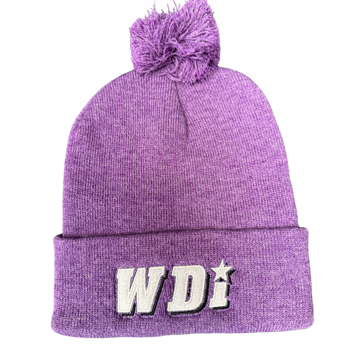 WDI Beanie with Pom Pom