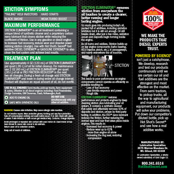 HOTSHOT'S SECRET STICTION ELIMINATOR