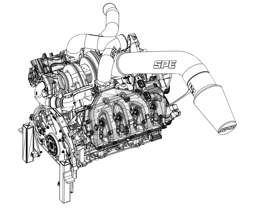 SPE Motorsport 2011-2019 6.7 Powerstroke S400 Emperor Turbo System