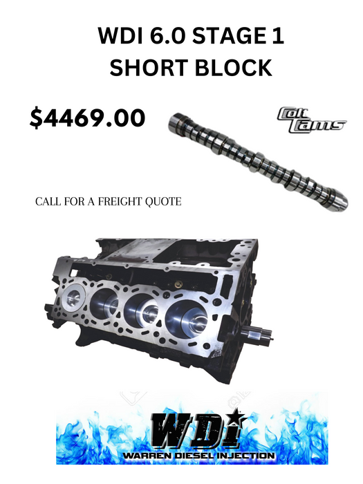 6.0L STAGE 1  REMAN POWERSTROKE SHORT BLOCK