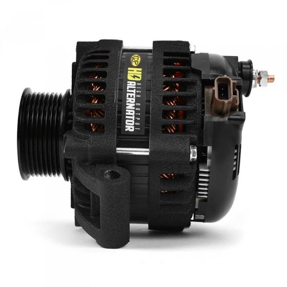 WRINKLE BLACK HD HIGH OUTPUT ALTERNATOR 2008-2010 FORD 6.4L POWERSTROKE XD353 XDP