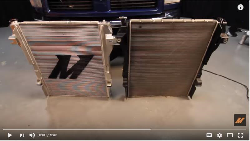 Mishimoto Aluminum Radiator 2010-2012 Dodge 6.7L Cummins